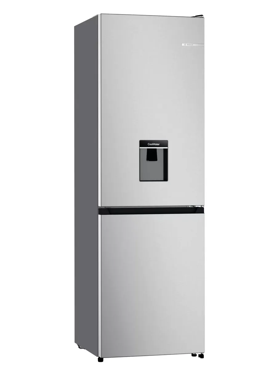 Bosch - 323L Bottom Freezer Fridge Series 4 - Inox Look