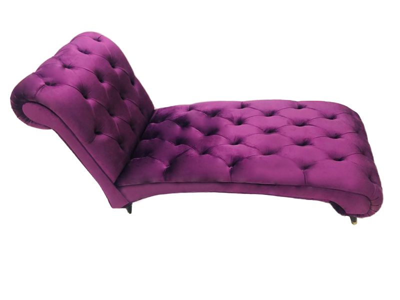 Diyahne - Purple Chaise Lounge Chair