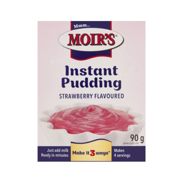 Moir's Strawberry Flavoured Instant Pudding 90g ( 1 Individual Box