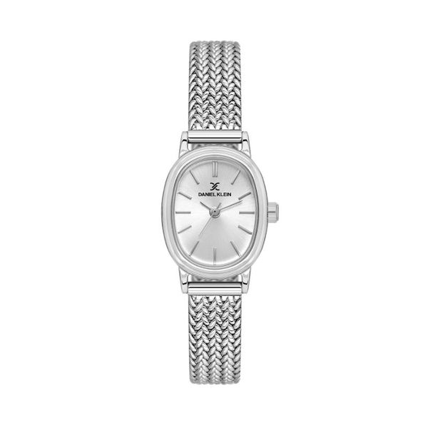 Daniel Klein-Womens Silver Stainless steel Strap Watch-DK113868-1