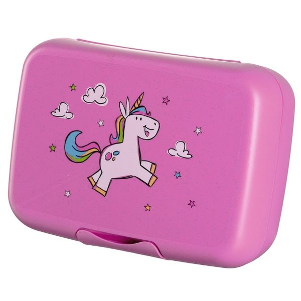 Leonardo Lunchbox for Children: BPA-Free BAMBINI Pink Unicorn