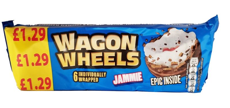 Wagon Wheels Jammie Biscuits 6-Pack