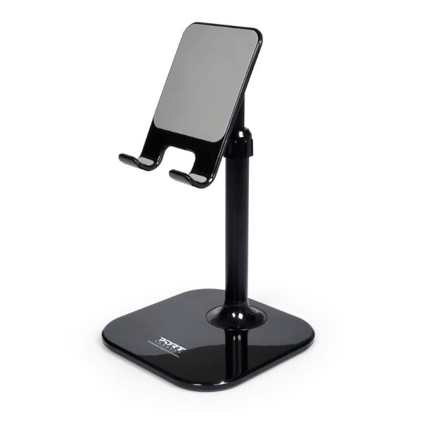 Port Connect Ergonomic Smartphone Desk Stand - Black
