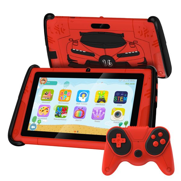 Pritom K7 Pro Kids 7" Smart Tablet - 3GB RAM, 32GB ROM with 2 Controllers