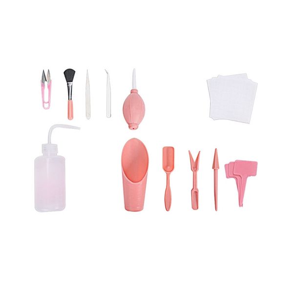Gardening Tool Set Mini Pink 12