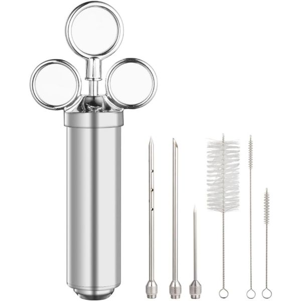 Premium Stainless Steel Meat Seasoning Injector Se