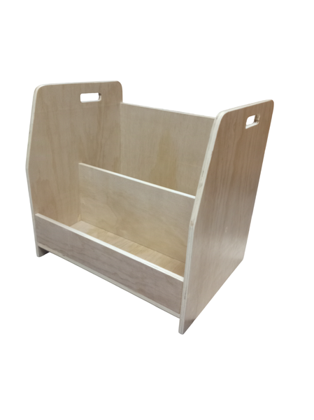 Montessori Natural Wood Bookshelf for Kids, Promote Reading &amp; Independence