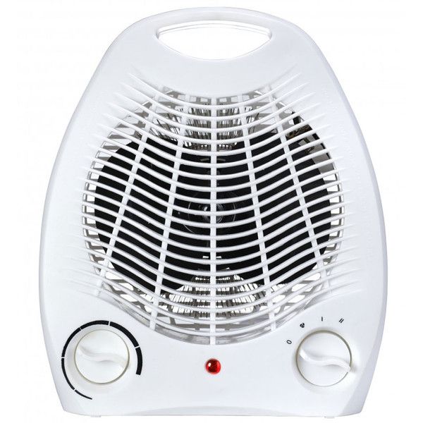 Fan Heater Upright - White 2000W