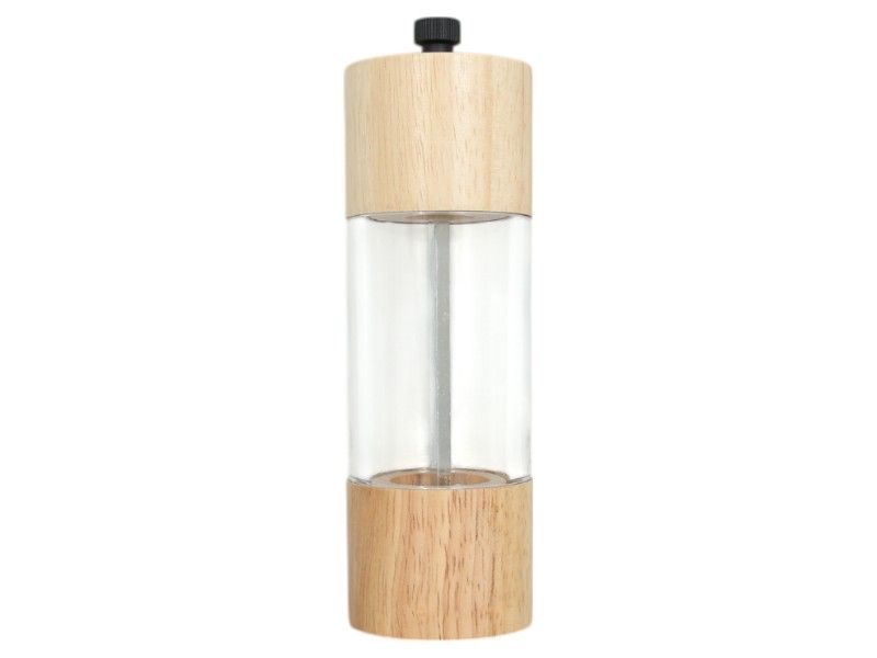 George &amp; Mason - Wood &amp; Acrylic Spice Grinder - 17cm