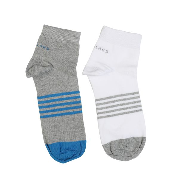 Woodland Men's Casual Socks Double Pack Multi Colours (BD109)