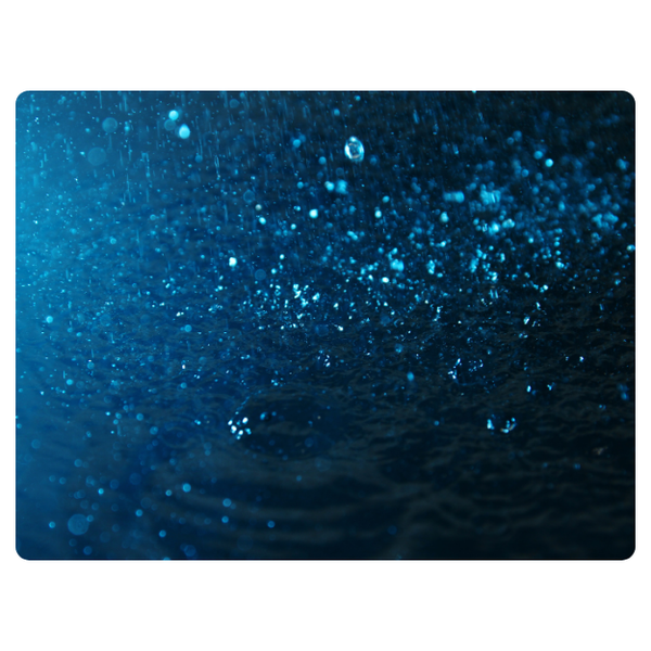 Blue Rain Aura Printed Mouse Pad