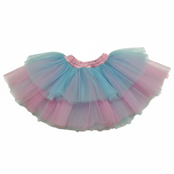Ndu's Girls Pastel Rainbow Tutu Skirt