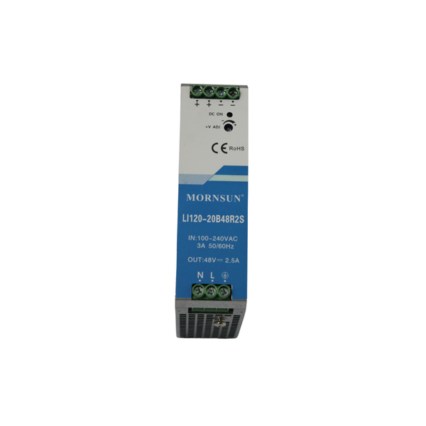 LI120-20B48R2S 48V 2.5A Slim DIN Rail Switch Mode Power Supply 90-264VAC
