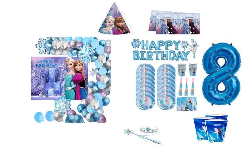 Frozen party box for a 8 year birthday