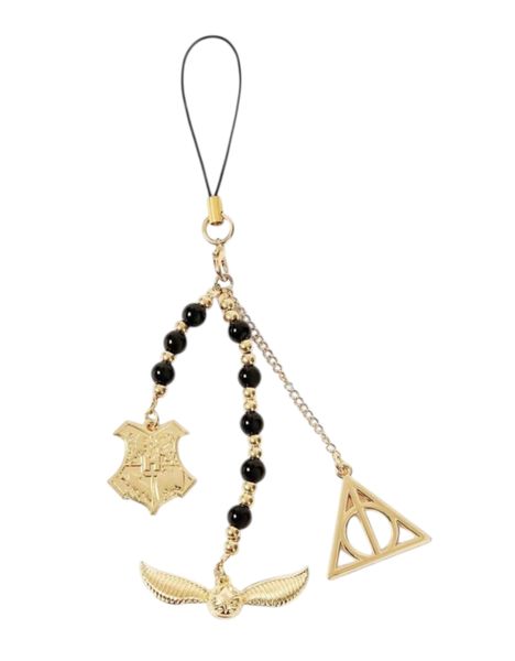 Harry Potter Cellphone Lanyard Charm - Beaded Strap with Wizarding Symbols