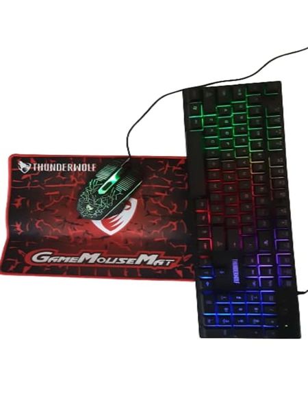 3-in-1 Gaming Combo Kit (Mouse, Keyboard, Mousepad)