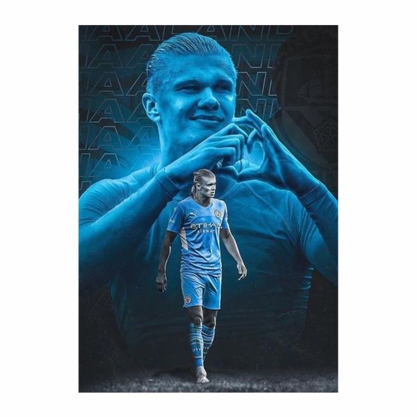 Erling Haaland Man City Poster - A1