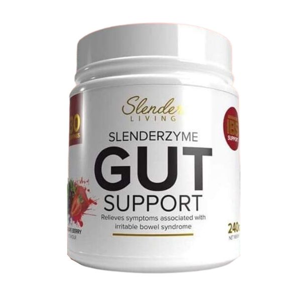 SlenderZyme Gut &amp; Digestive Enzyme Support - IBS Relief, Bloating &amp; Gas