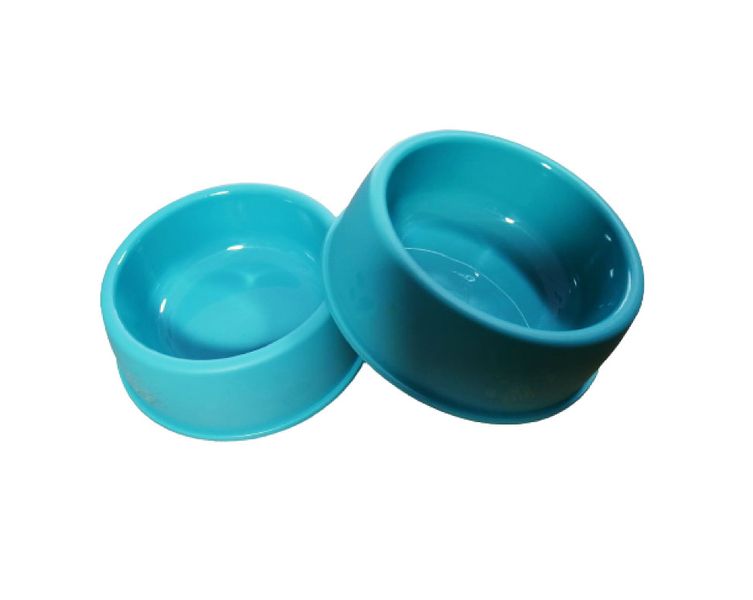 Pet Colourful Bowl for Eating and Drinking Set of 2