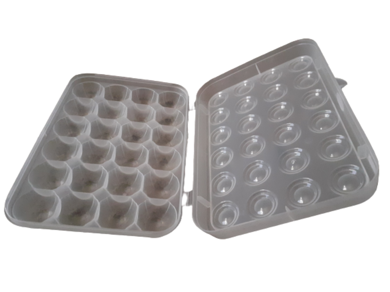 Transparent Anti-Shakable 24 Egg Holder/Tray
