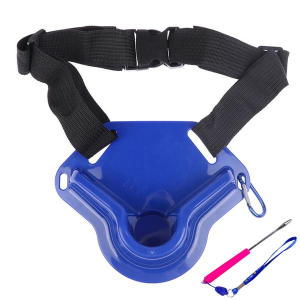 Adjustable Fishing Rod Bucket with Buckle &amp; Fish Hook Remover