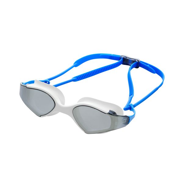 Saeko Blade Mirror Adult Goggles - Blue &amp; White