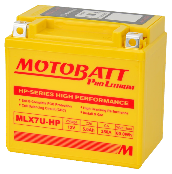 MOTOBATT Motorcycle Battery MLX7U-HP