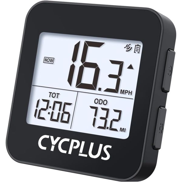 GPS Bike Computer - Wireless Cycling Computer with Automatic Backlight