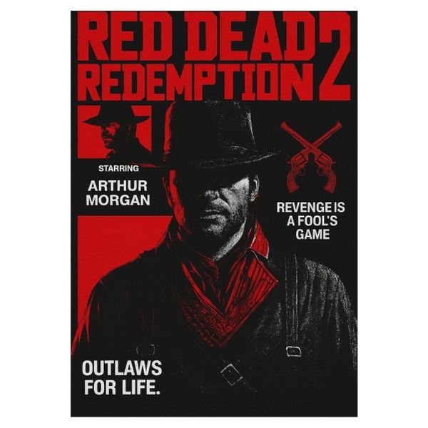 RDR2 Collage - A1 Poster