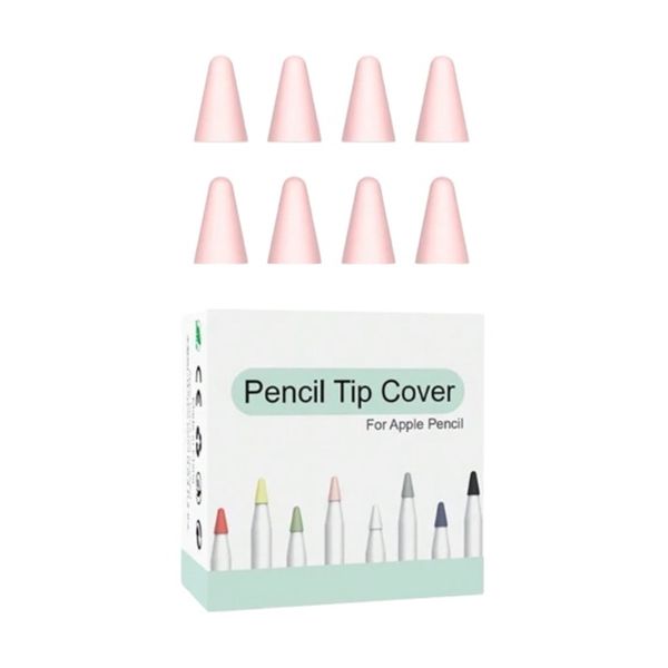 Silicone Tip Covers For Apple Pencil 1st &amp; 2nd Gen - 8 Pack