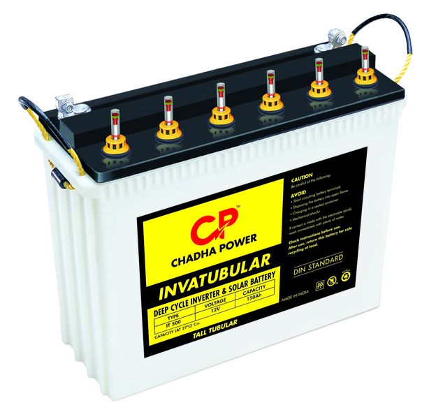 Chadha Power 12v 150ah Tall Tubular Battery