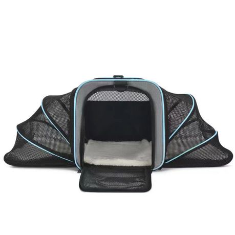 Breathable Expandable Foldable Soft Dog Cat Travel Bag Pet Carrier Bag Image