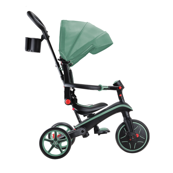 Globber Explorer 4-in-1 Trike - Olive
