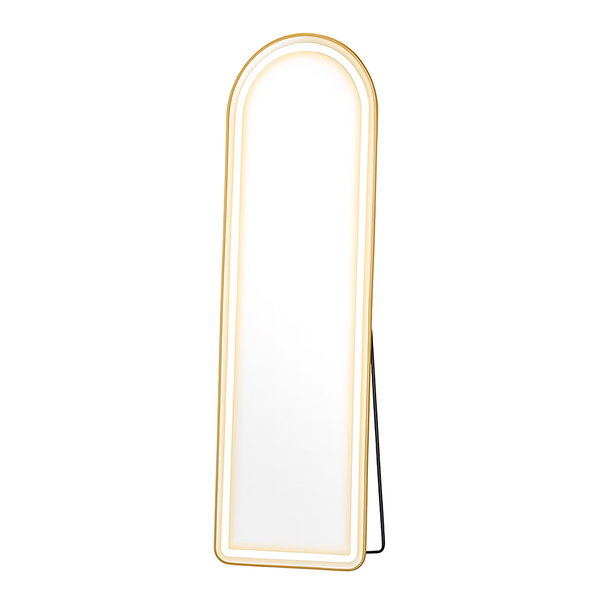 LED Full-Length Mirror - 50x160cm, Modern Design BLACK