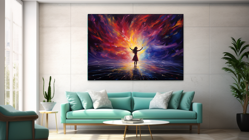 Canvas Wall Art - Stellah Symphony Abstract - JT0089