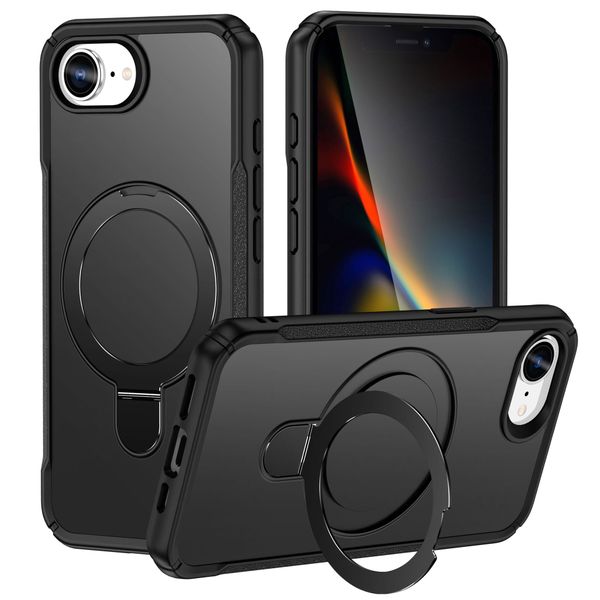 Ring Magnetic Kickstand Holder Phone Case Compatible With iPhone 13 Mini