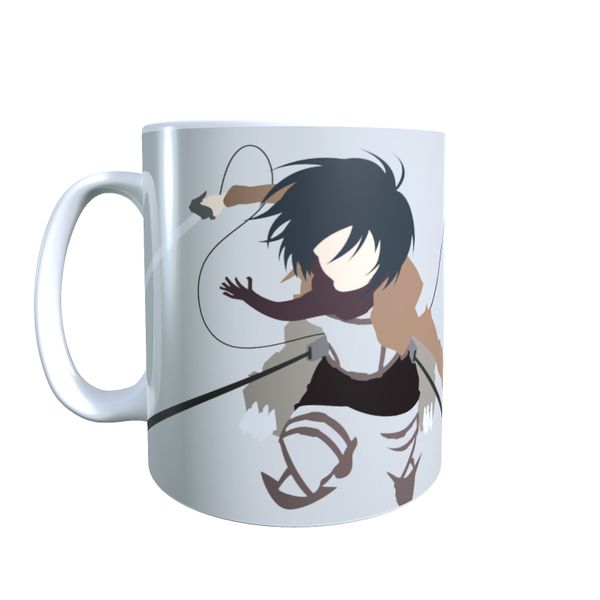 Mikasa Minimal Attack - Attack on Titan Coffee Mug