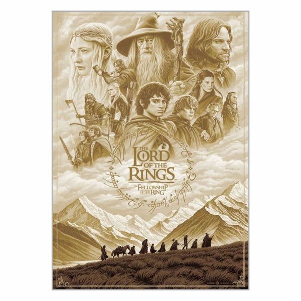 The Fellowship Of The Ring Journey Poster - A1