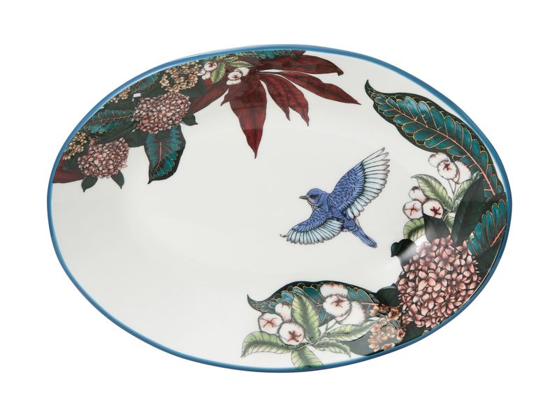 Maxwell and Williams - The Blck Pen Reminisce Oval Serving Bowl 25x17x5cm Gift Boxed