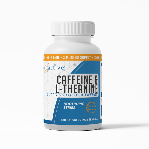 NeuroActive - Caffeine &amp; L-Theanine (Bulk 180 Capsules)