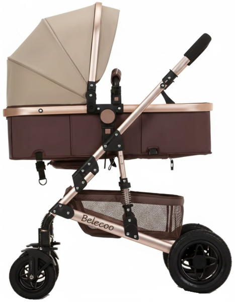 A530 2in1 Luxury Baby Pram/Stroller-Black