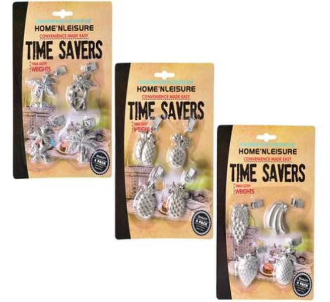 3 Packets Party Tablecloth Clamps