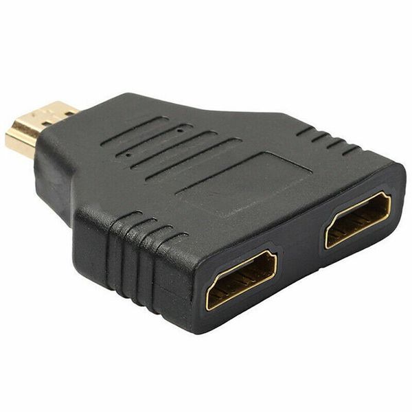 1080P HDMI Port Male to 2 Female (1 In 2 Out) Splitter