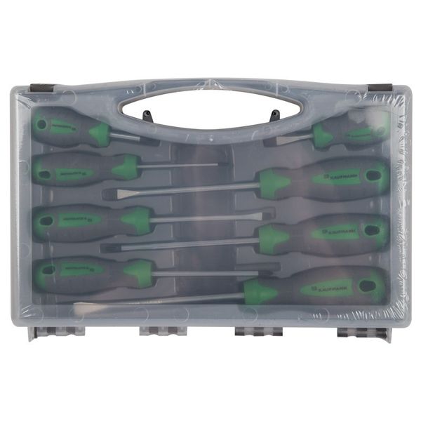 Kaufmann Screwdriver Set 8 Piece Soft Grip