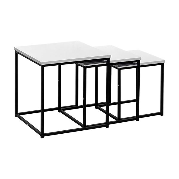 Refined Spaces - Düsseldorf Nesting Side Tables - Set of 3 Coffee Tables