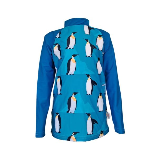 Swim Rash Vest, Beachwear, Arm Neck Cover Penguins