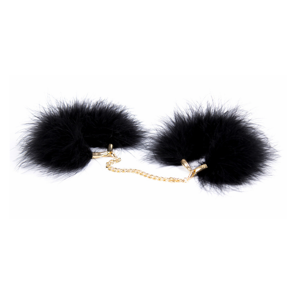 Bondage Bottega, Kitty Black Fur Wrist Restraint
