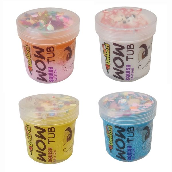 WowTub 4 Pack - Scented Cloud Slime Squish Edition - Umlozi