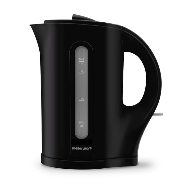Mellerware Kettle Cordless Plastic Black 1.7L 2200W "Tugela