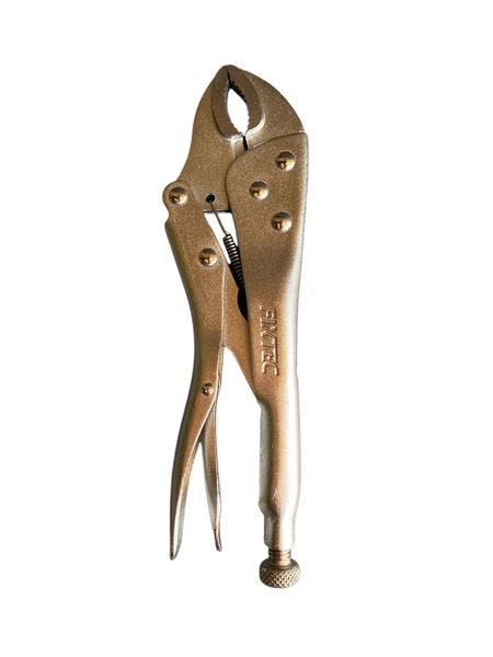 Fixtec 10" 250mm Industrial Curved Jaw Locking Plier